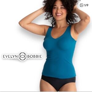 Evelyn | Bobbie the defy collection - defy bra tank - lagoon Blue XS NEW